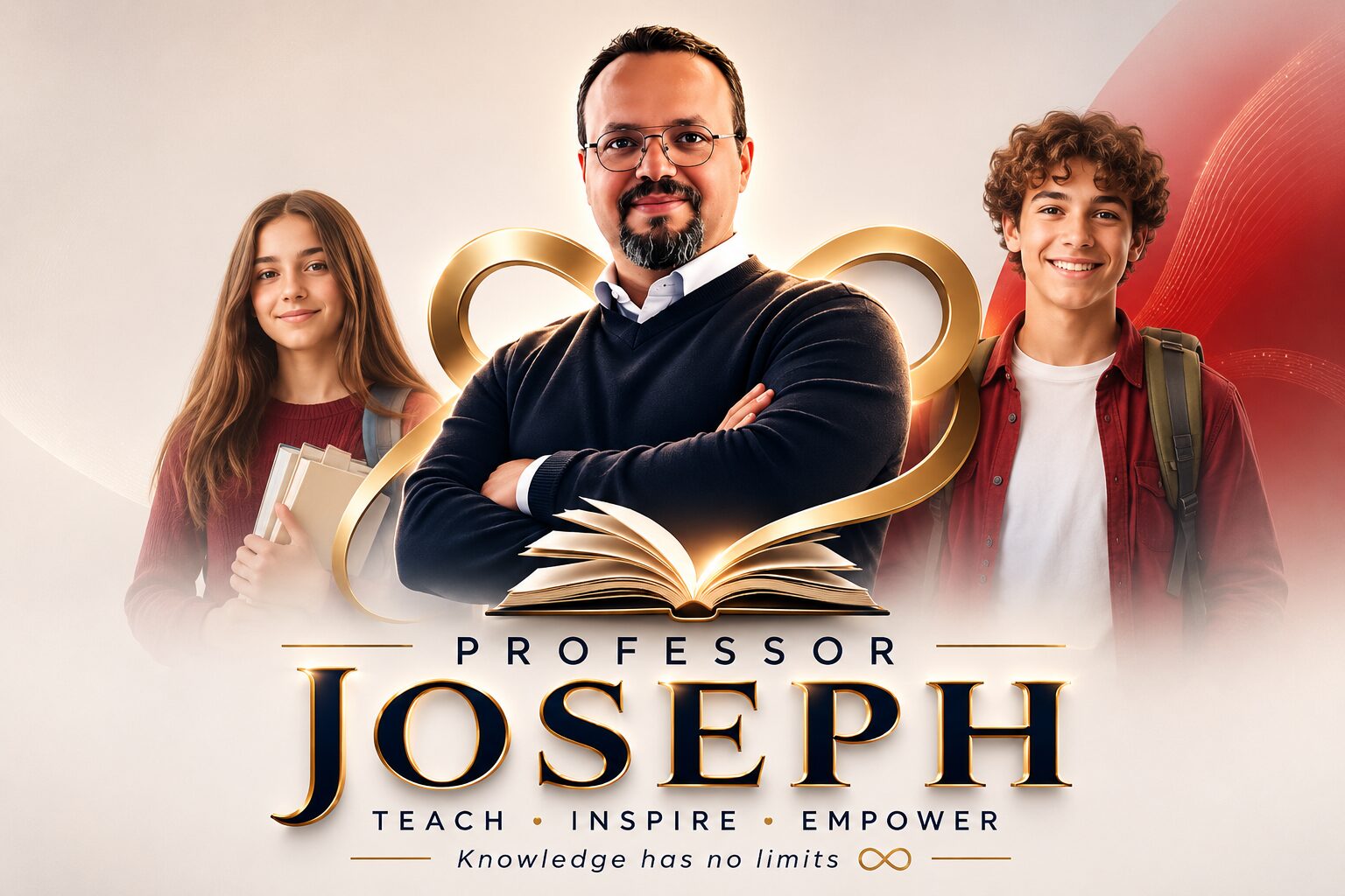 Professor Joseph with students
